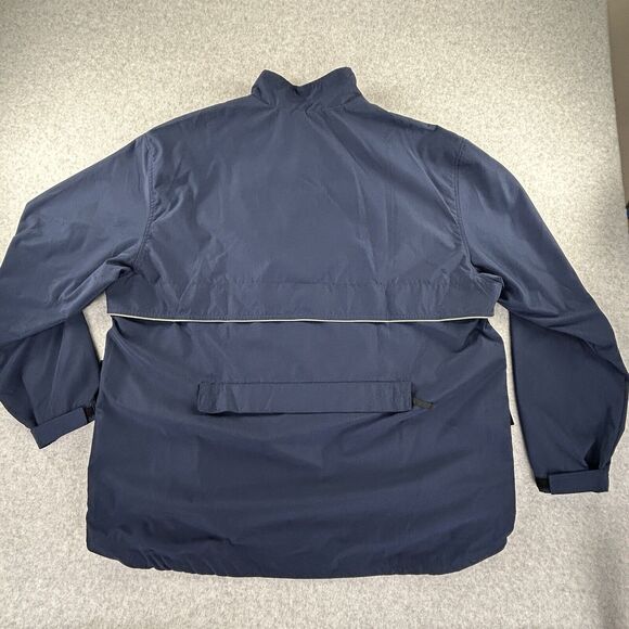 Vtg Nike Jacket Packable Windbreaker Men XL Blue Embrd Miami Dolphins Sun Logo - Picture 9 of 16